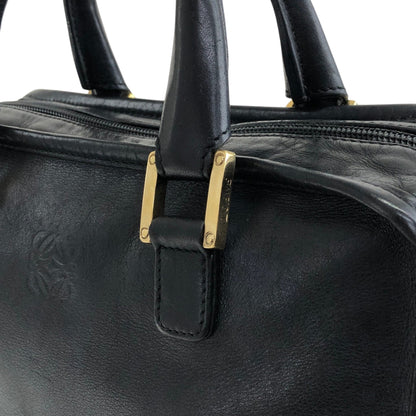 LOEWE Amazona28 Anagram Handbag Boston bag Black Vintage bda233