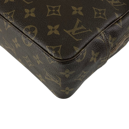 LOUIS VUITTON Monogram Clutch bag Brown Vintage ptjznr