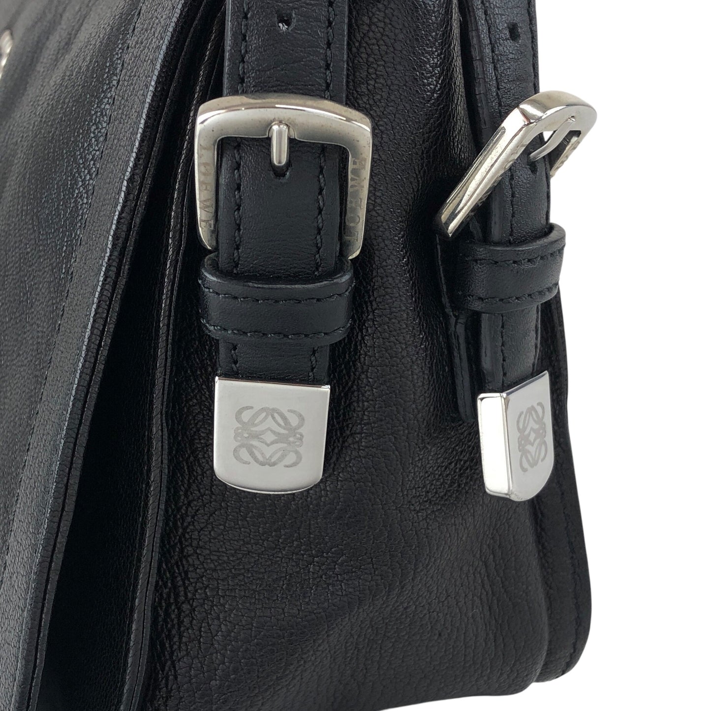 LOEWE Anagram Shoulder bag Black Vintage nw22j6