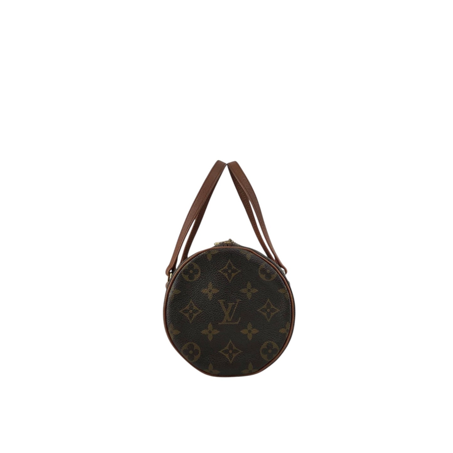 LOUIS VUITTON Monogram Handbag Brown Vintage dekpw7