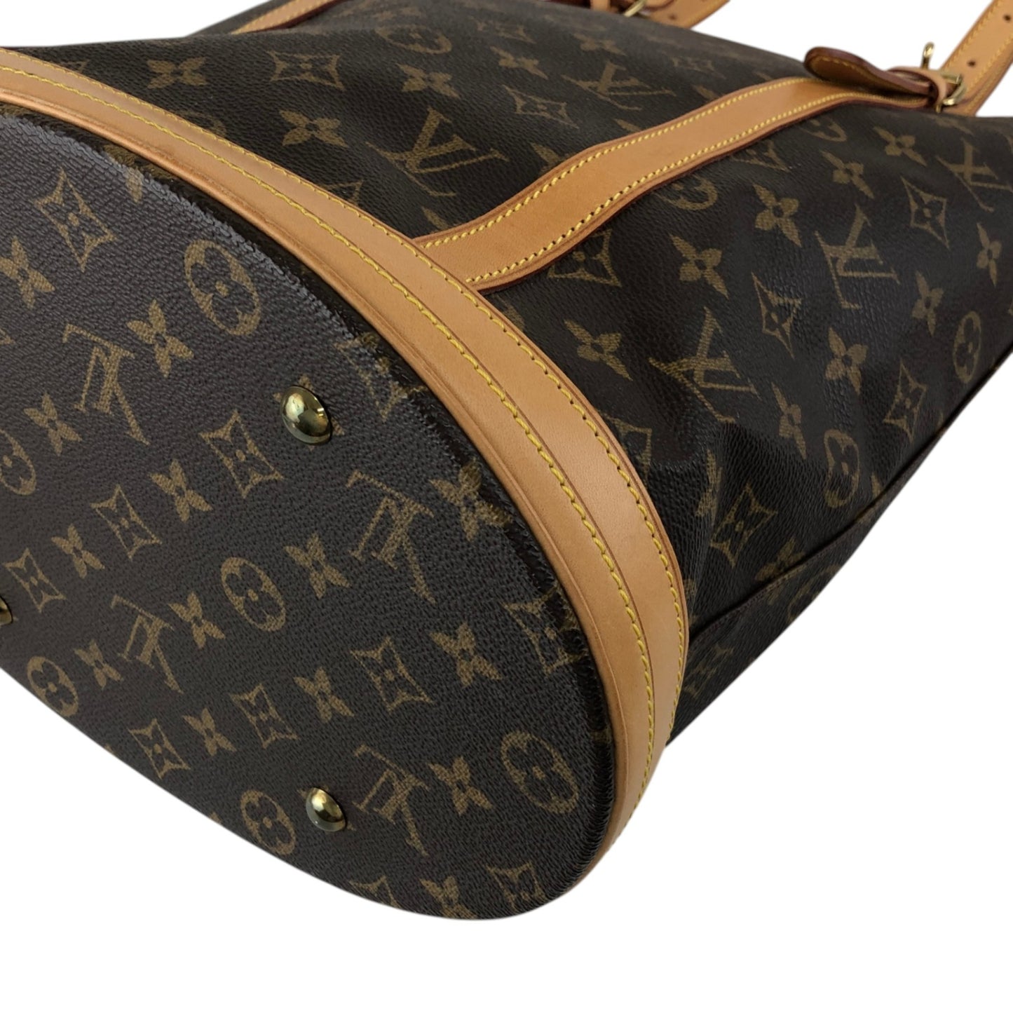 LOUIS VUITTON Monogram Totebag Brown Vintage nh8c8s