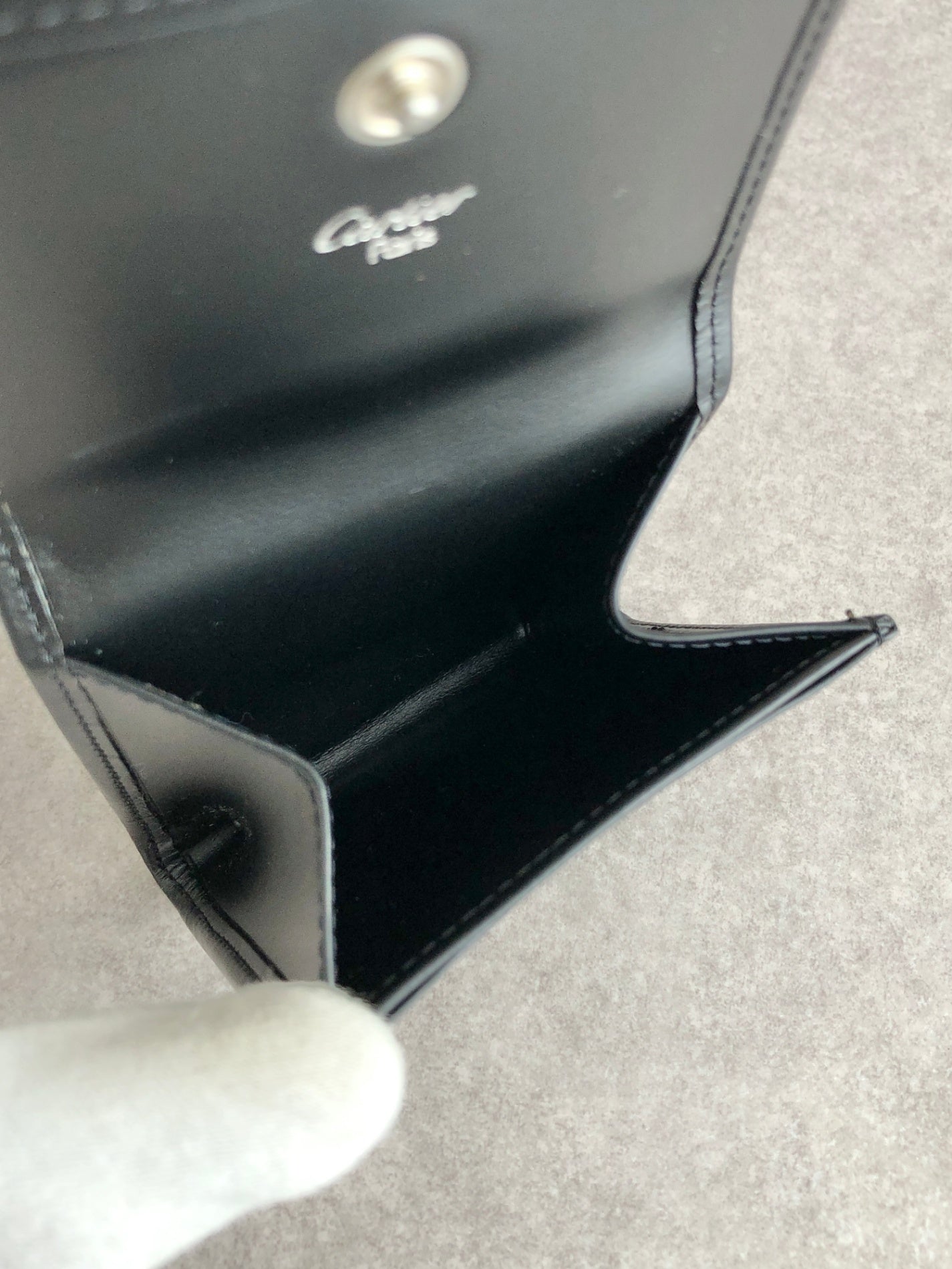 Cartier Coin Purse Black Vintage ezjpvn