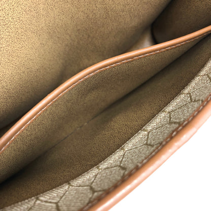 Christian Dior Honeycomb Pattern Shoulder bag Beige Vintage nw6ev5