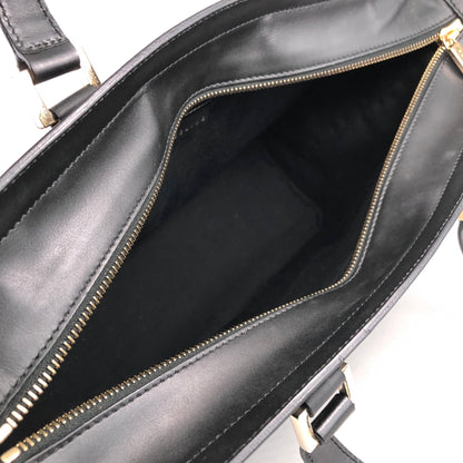 CELINE Logo Embossed Handbag Black Vintage za7ghz