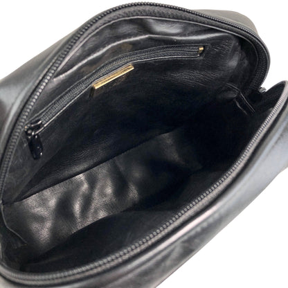 GIVENCHY Logo Chain Shoulder bag Black Vintage nrau2r