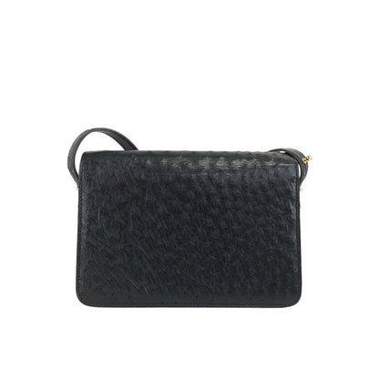 CELINE Horse Carriage Shoulder bag Black Vintage d66xv8