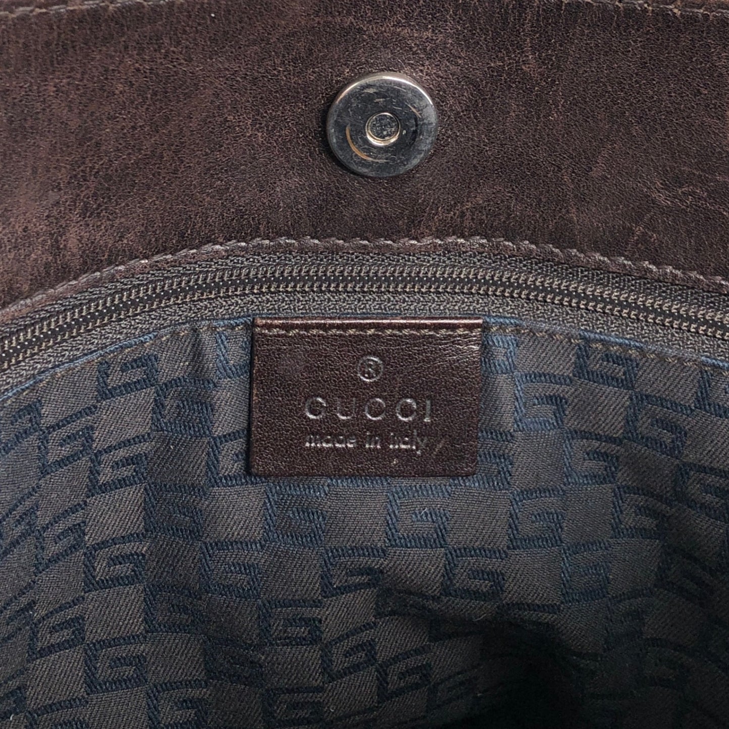 GUCCI Horse Bit Shoulder bag Brown Vintage gk8eeb