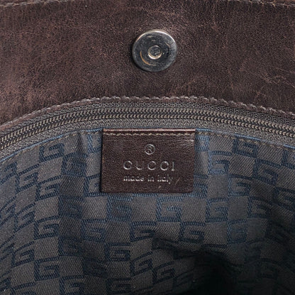 GUCCI Horse Bit Shoulder bag Brown Vintage gk8eeb