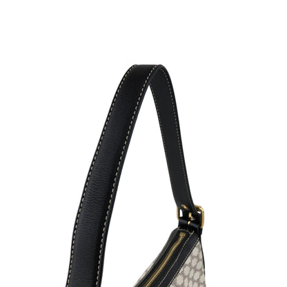 CELINE Macadam Triomphe Shoulder bag White Vintage frfffi