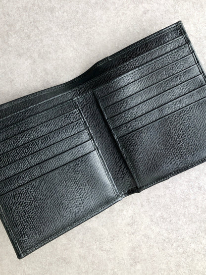 GUCCI Jackie Folded Wallet Black 035・3661・2169 Vintage p7c8tb
