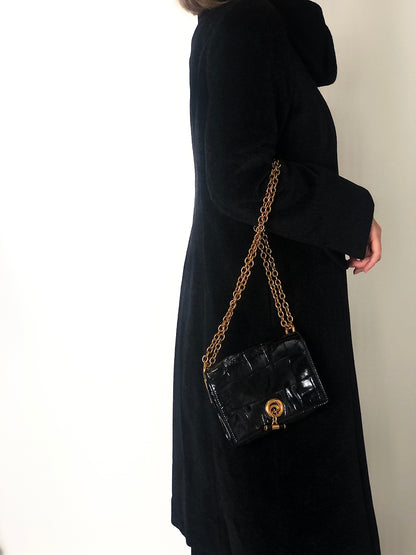 Yves Saint Laurent Chain Shoulder bag Black Vintage rncjip
