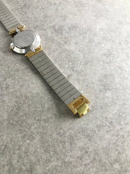 Christian Dior Logo Quartz Watch Silver 3026 Vintage sxevgu