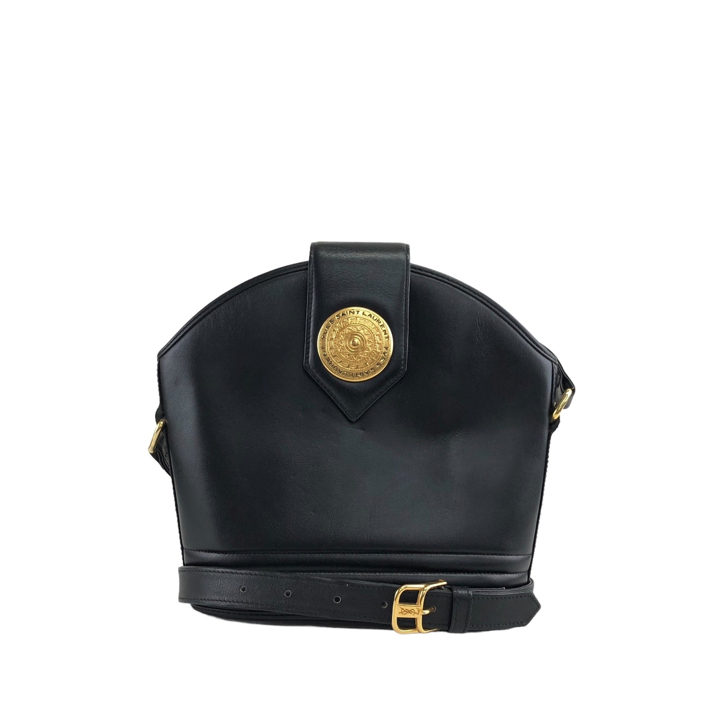 Yves Saint Laurent Shoulder bag Black Vintage yazagd