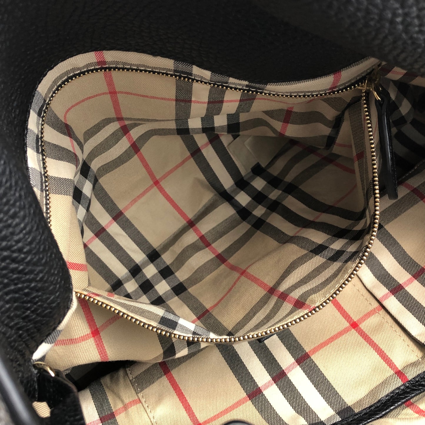 BURBERRY Logo Totebag Black Vintage u4ezwe