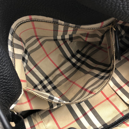 BURBERRY Logo Totebag Black Vintage u4ezwe