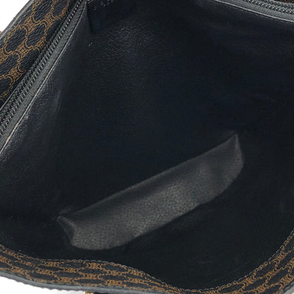 CELINE Macadam Leather Totebag Black Vintage gkmcp7
