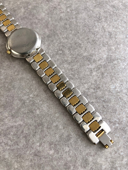 Christian Dior Quartz Watch Gold×Silver 40.203 Vintage 45bvr8