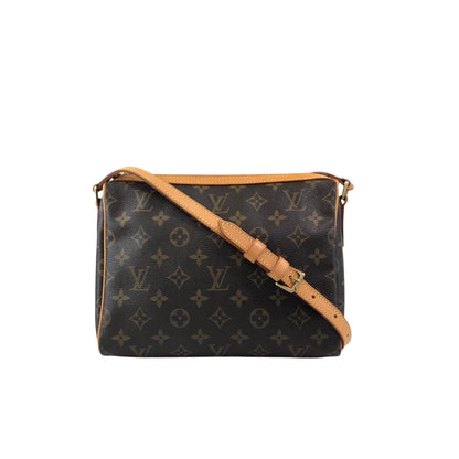 LOUIS VUITTON Monogram Shoulder bag Brown M51348 Vintage u4mwdk