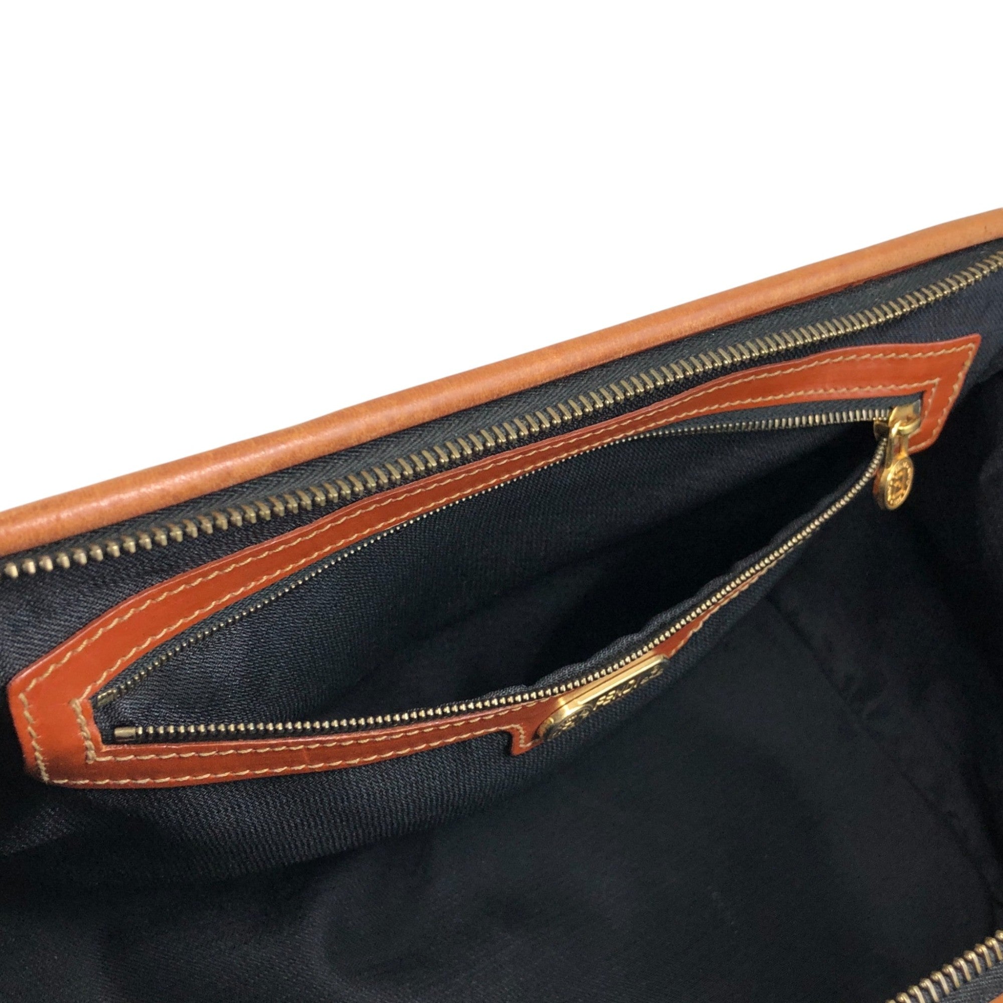 FENDI Pecan Two-way Handbag Shoulder bag Brown Vintage pxf38p