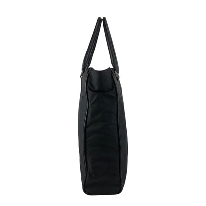 PRADA Triangle Logo Totebag Black Vintage syxbuh