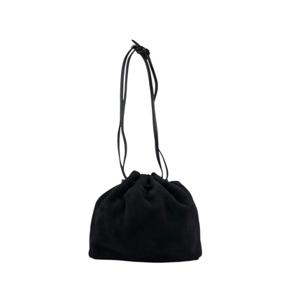 LOEWE Anagram Drawstring Small Handbag Black Vintage ysb4mf