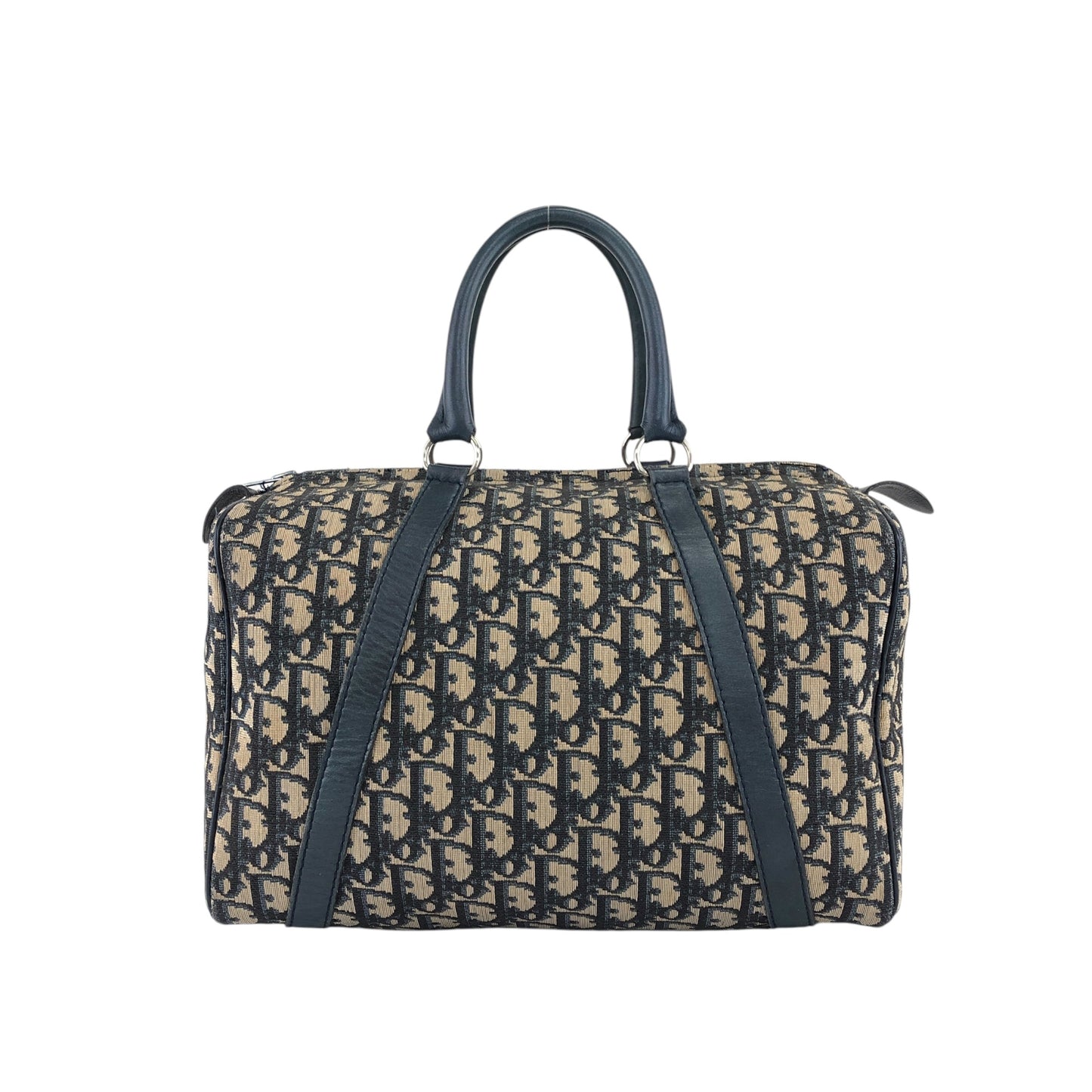 Christian Dior Trotter 波士頓包 手袋 海軍藍 復古 dmrj3p