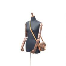 Load image into Gallery viewer, CELINE Macadam Buckle Crossbody Shoulder bag Brown Vintage Old Celine mhrgwf
