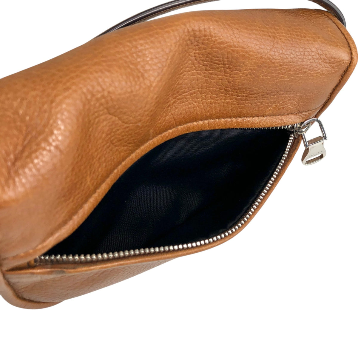 LOEWE Logo Embossed Shoulder bag Brown Vintage 6n4xku