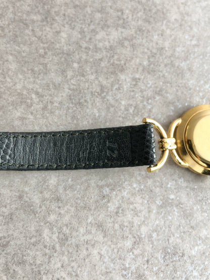GUCCI Quartz Watch Black 6000L Vintage yav34a