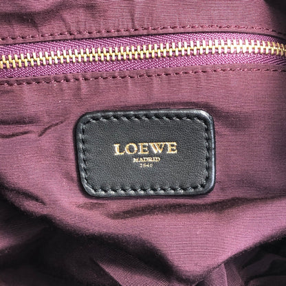LOEWE Padlock Handbag Black Vintage 3b6srk