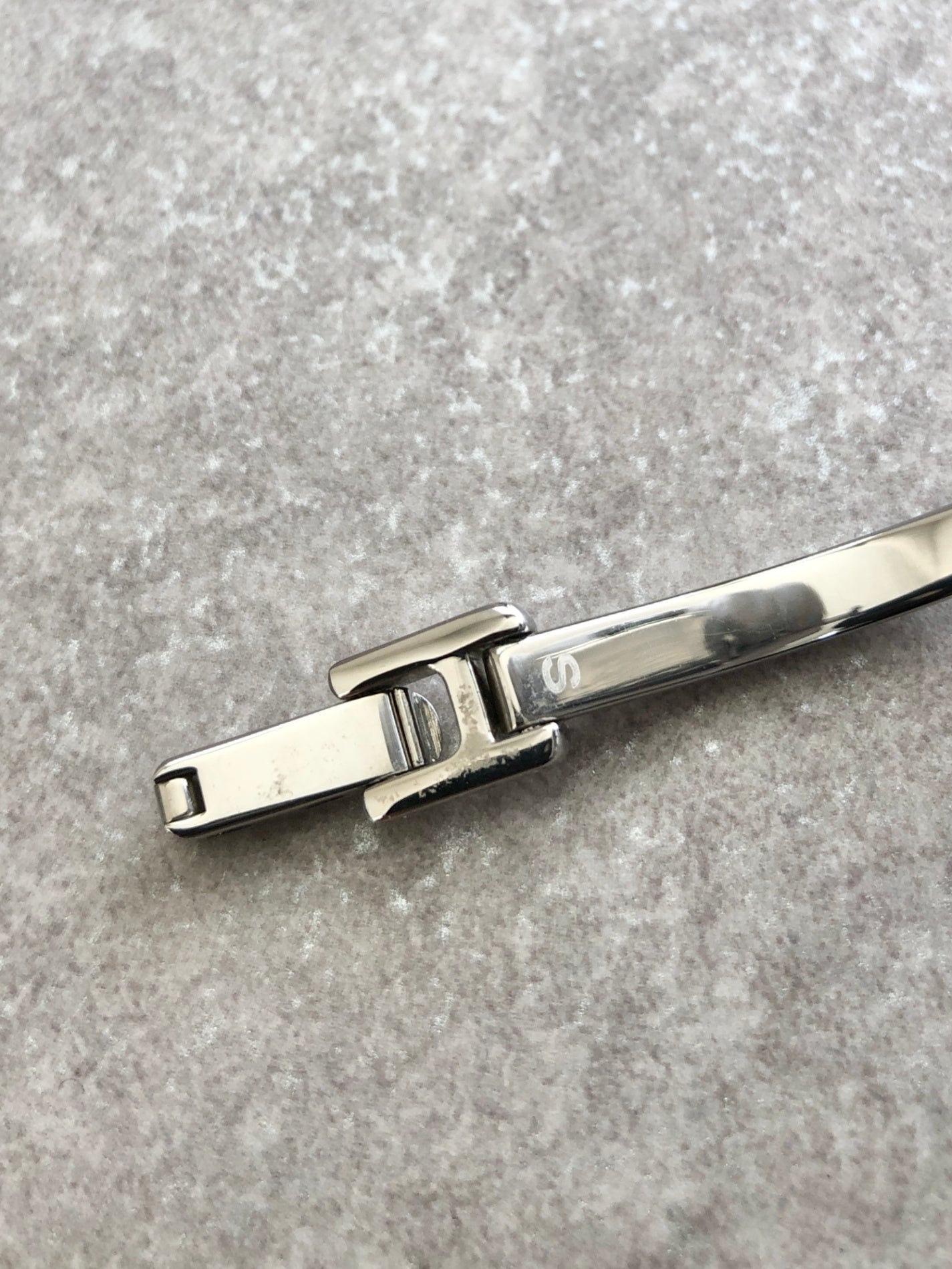 GUCCI Quartz Watch Silver 1900L Vintage ij6uej