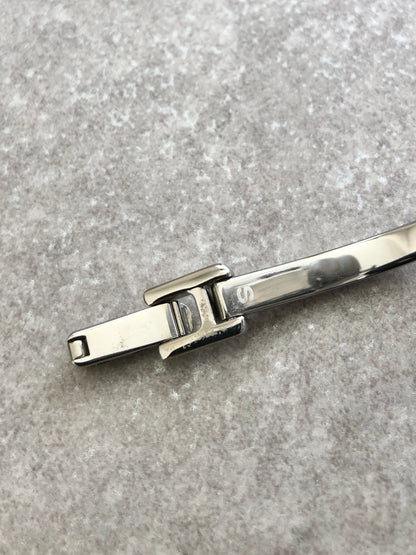 GUCCI Quartz Watch Silver 1900L Vintage ij6uej