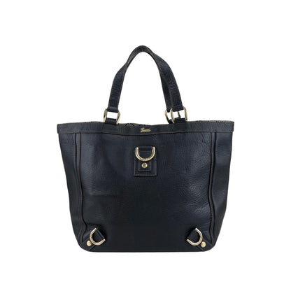 GUCCI Horse Bit Totebag Navy Vintage kftpgd