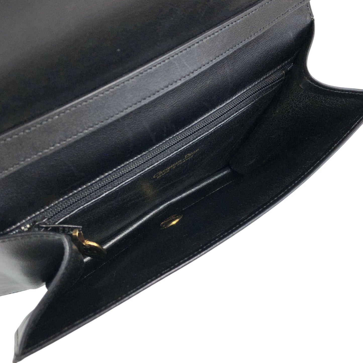 Christian Dior CD Logo Shoulder bag Black Vintage fkd5wp
