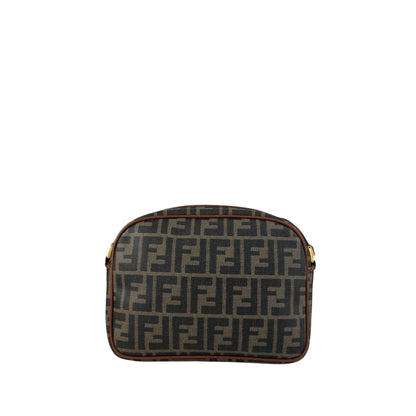 FENDI Zucca Logo Shoulder bag Brown Vintage ycr64x