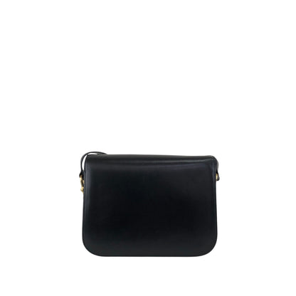 CELINE Horse Bit Shoulder bag Black Vintage jh7wiz