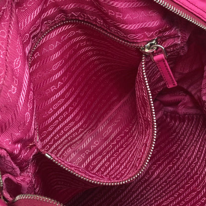 PRADA Triangle Logo Shoulder bag Pink Vintage b2e8ue