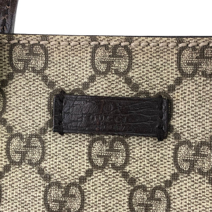 GUCCI GG Pattern Logo Handbag Totebag Brown Vintage cmv5fn