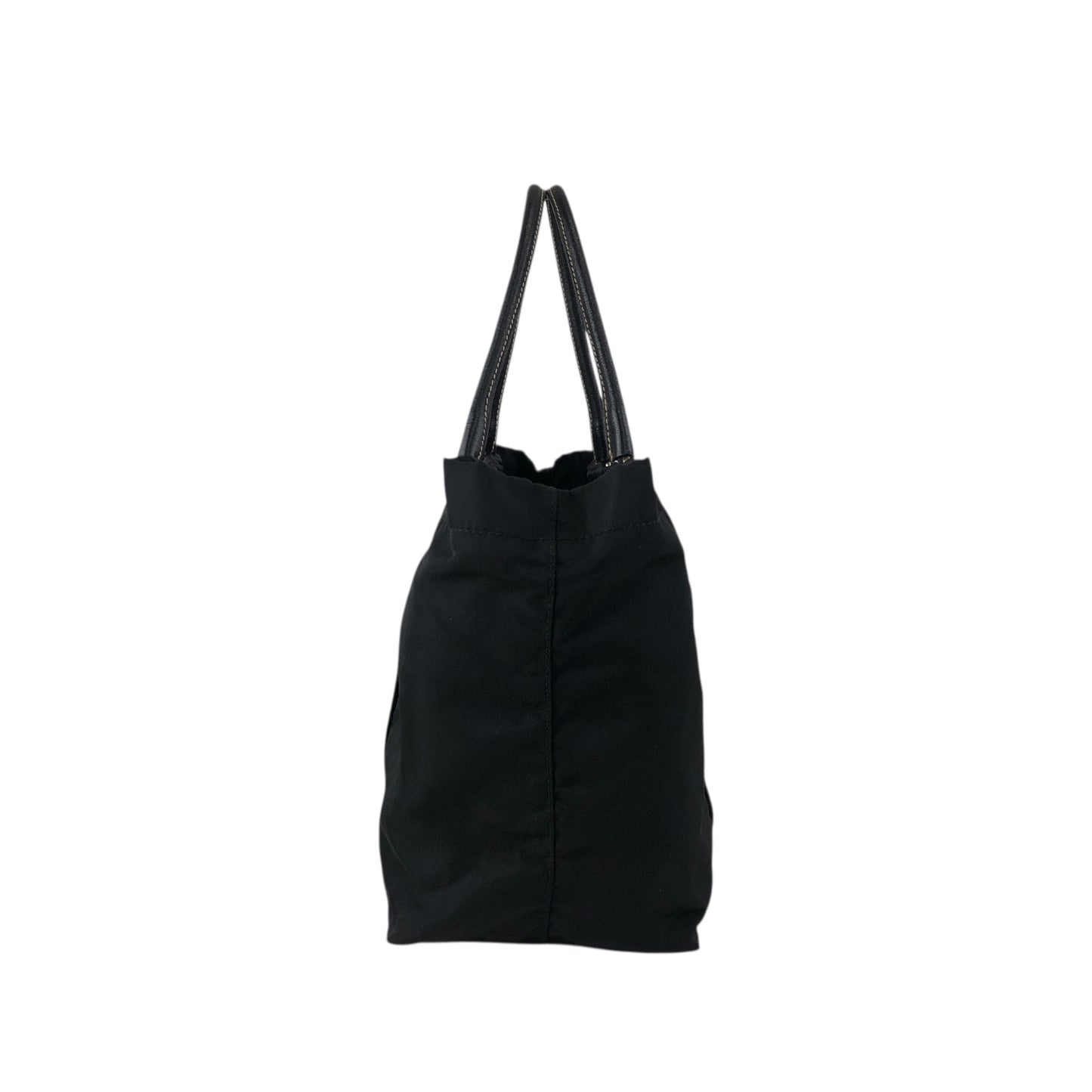 PRADA Tessuto Triangle Logo Totebag Black Vintage z2xxbv
