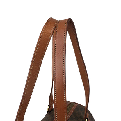 CELINE Macadam Blason Handbag Brown Vintage d4wvhf
