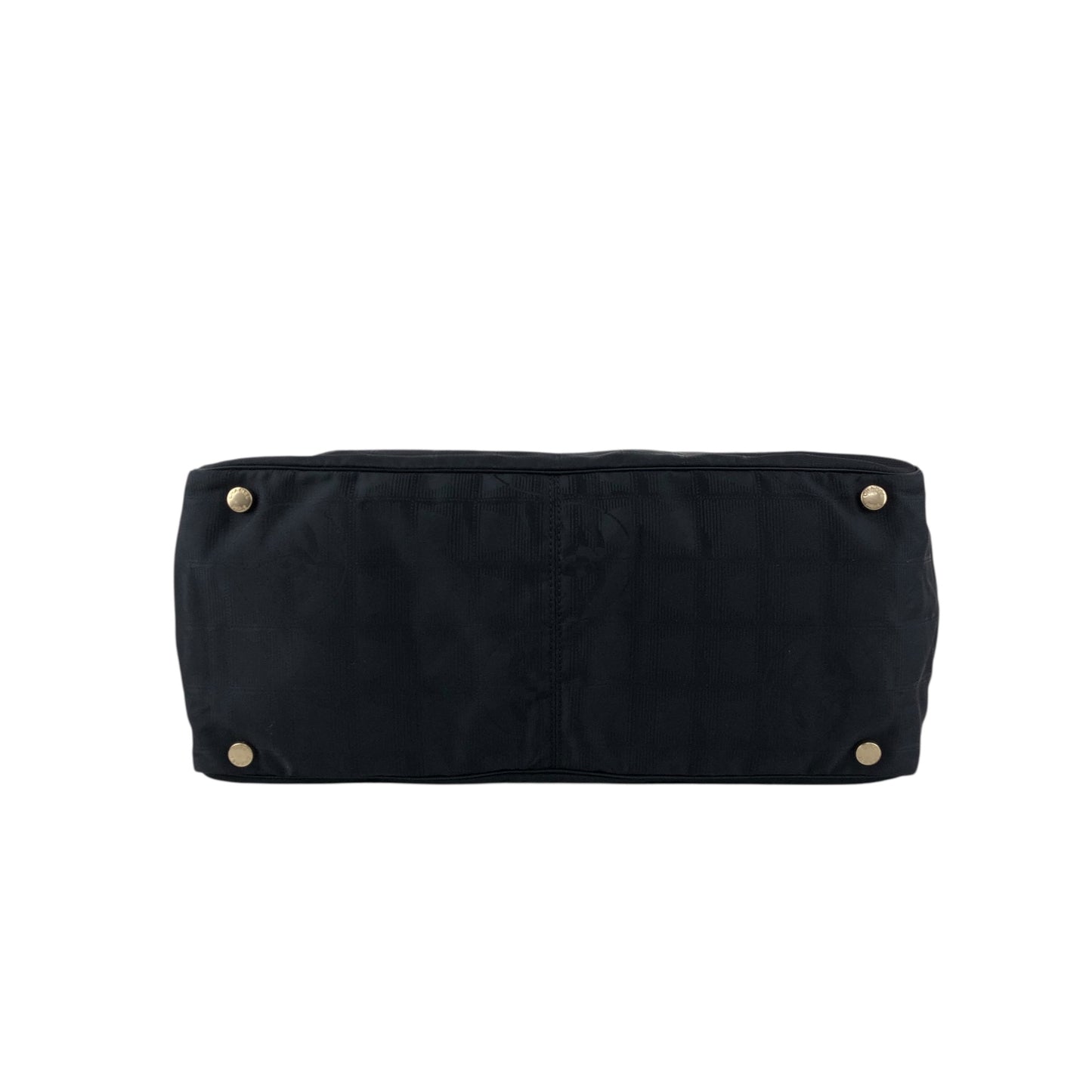 CHANEL New Travel Line Totebag Black Vintage tnjpfz