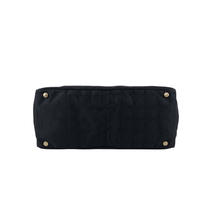 CHANEL New Travel Line Totebag Black Vintage tnjpfz