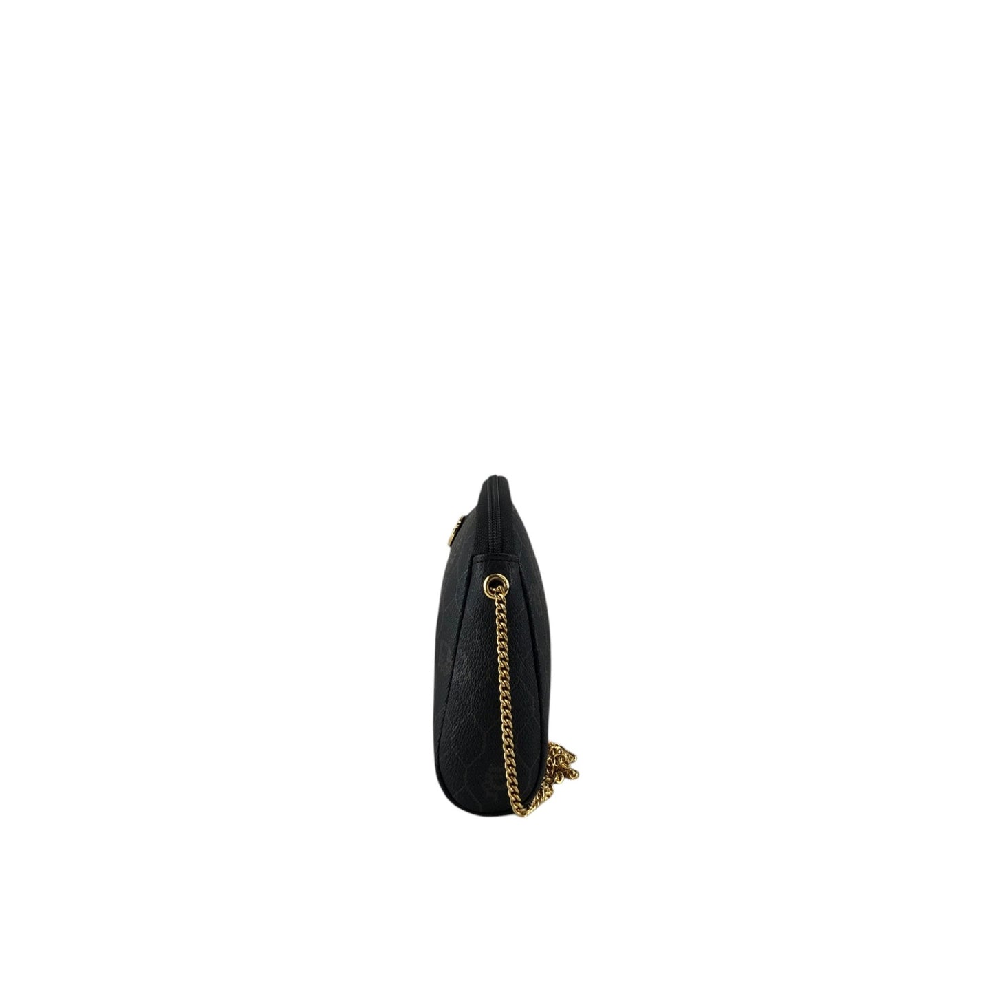 Christian Dior Honeycomb Pattern Chain Shoulder bag Black Vintage 3mnhcy