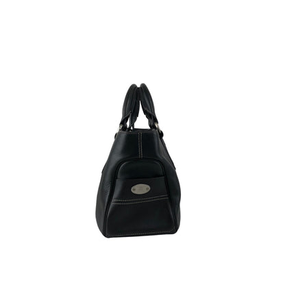CELINE Triomphe Charm Handbag Black Vintage eyvr3v