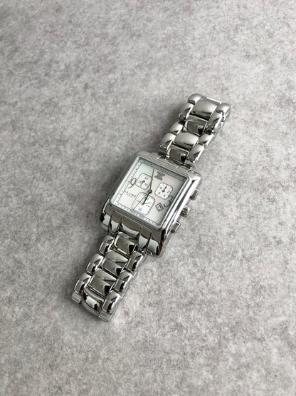CELINE Logo Watch Silver Vintage hxzjjf