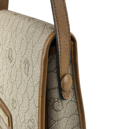 Christian Dior Honeycomb Pattern Logo Small Shoulder bag Beige Vintage wemn3x