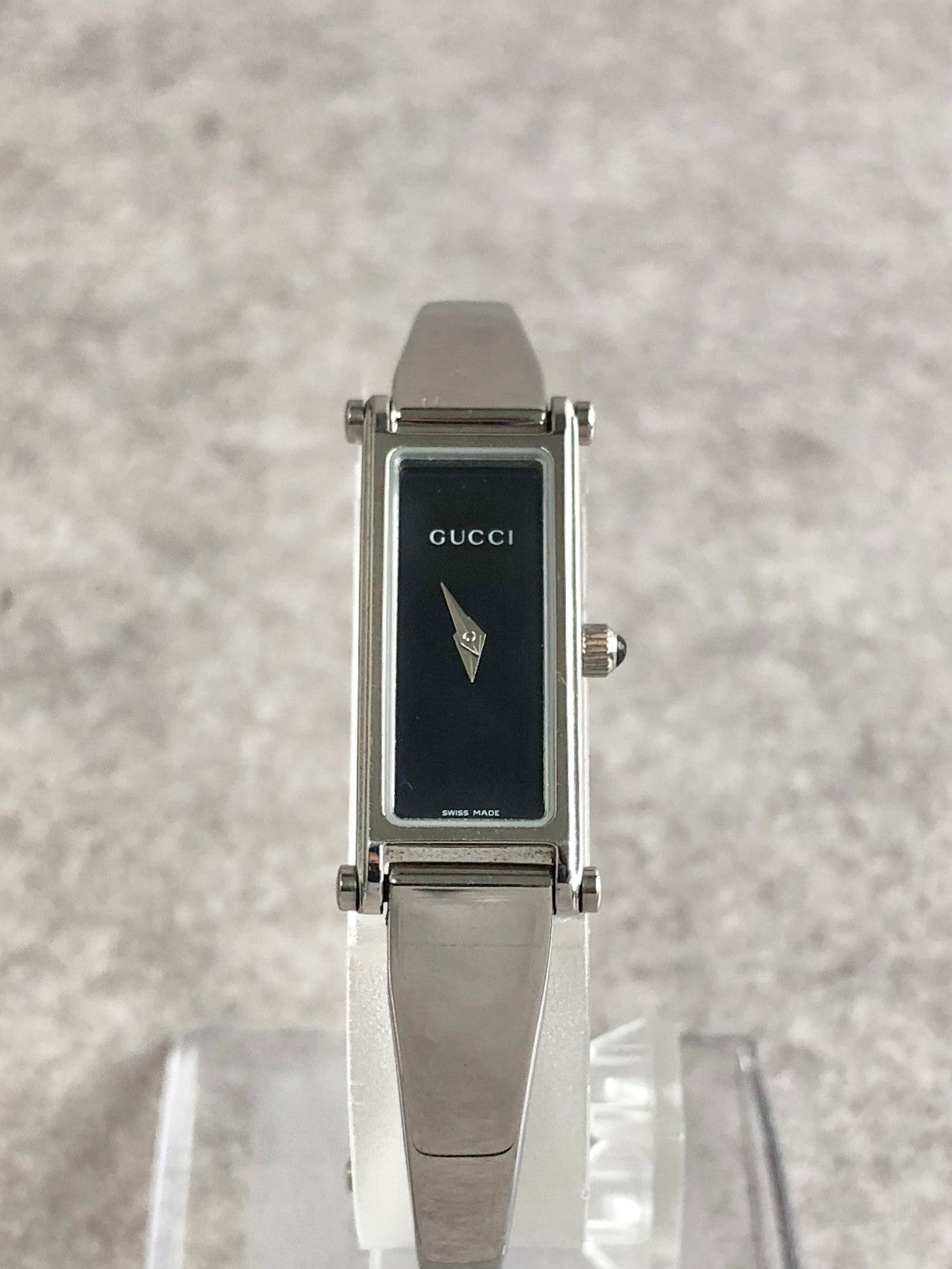 GUCCI Quartz Watch Silver 1500L Vintage u74u6j