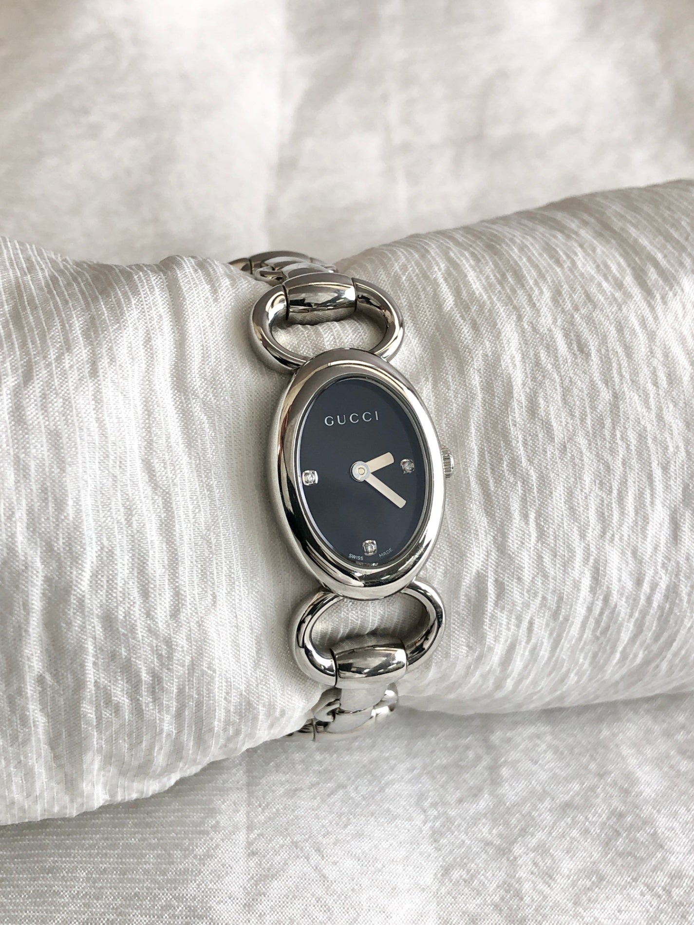 GUCCI Watch Silver Vintage azraga