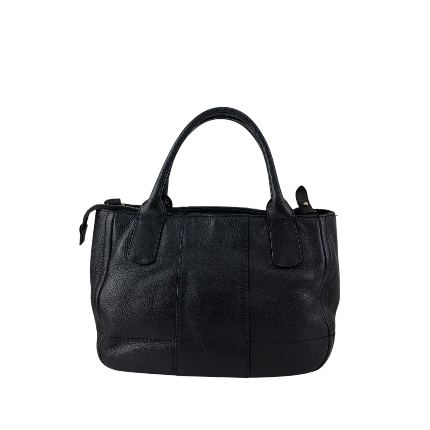Salvatore Ferragamo Logo Embossed Two-way Handbag Shoulder bag Black Vintage 6dd4sj