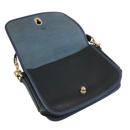 LOEWE Anagram Shoulder bag Navy×Black Vintage r7bby7
